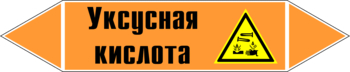 Маркировка трубопровода "уксусная кислота" (k06, пленка, 126х26 мм)" - Маркировка трубопроводов - Маркировки трубопроводов "КИСЛОТА" - Магазин охраны труда Протекторшоп