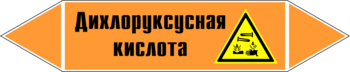 Маркировка трубопровода "дихлоруксусная кислота" (k15, пленка, 126х26 мм)" - Маркировка трубопроводов - Маркировки трубопроводов "КИСЛОТА" - Магазин охраны труда Протекторшоп