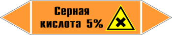 Маркировка трубопровода "серная кислота 5%" (k23, пленка, 126х26 мм)" - Маркировка трубопроводов - Маркировки трубопроводов "КИСЛОТА" - Магазин охраны труда Протекторшоп