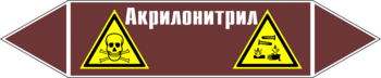 Маркировка трубопровода "акрилонитрил" (пленка, 716х148 мм) - Маркировка трубопроводов - Маркировки трубопроводов "ЖИДКОСТЬ" - Магазин охраны труда Протекторшоп