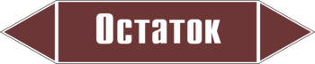 Маркировка трубопровода "остаток" (пленка, 507х105 мм) - Маркировка трубопроводов - Маркировки трубопроводов "ЖИДКОСТЬ" - Магазин охраны труда Протекторшоп